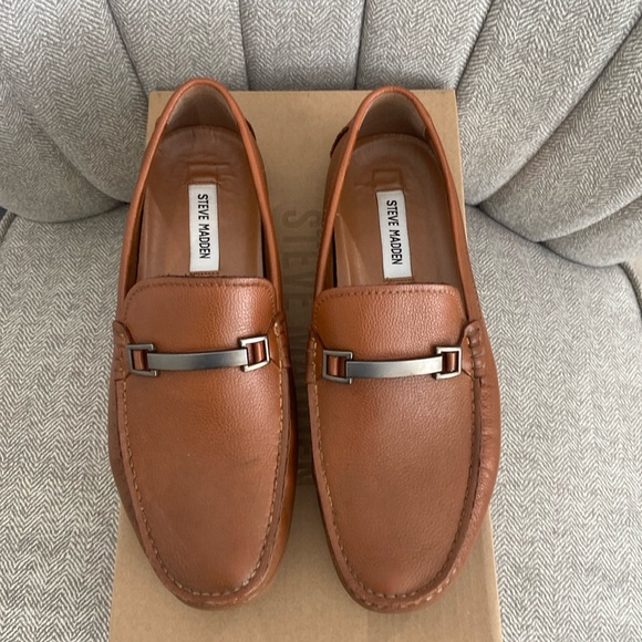 Steve Madden senna tan leather 8.5 men like news - Picture 1 of 7